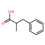 Benzenepropanoic acid, α-methyl-, (αR)-