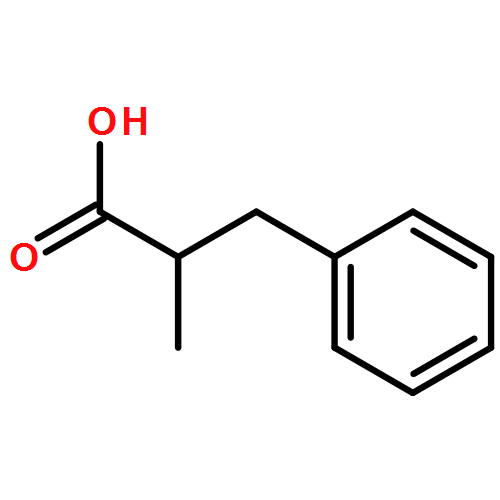 Benzenepropanoic acid, α-methyl-, (αR)-