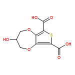 2H-Thieno[3,4-b][1,4]dioxepin-6,8-dicarboxylic acid,3,4-dihydro-3-hydroxy-