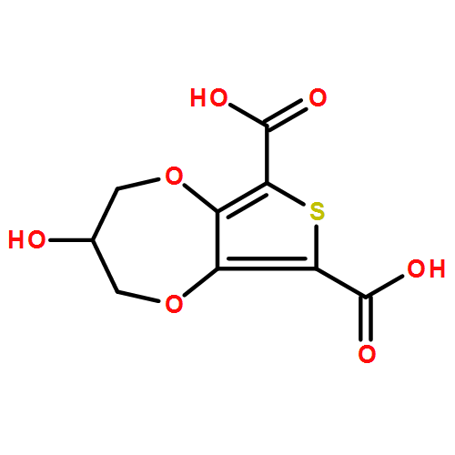 2H-Thieno[3,4-b][1,4]dioxepin-6,8-dicarboxylic acid,3,4-dihydro-3-hydroxy-