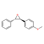 Oxirane, 2-(4-methoxyphenyl)-3-phenyl-, (2R,3R)-rel-