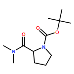 1-Pyrrolidinecarboxylic acid, 2-[(dimethylamino)carbonyl]-, 1,1-dimethylethyl ester, (2S)-