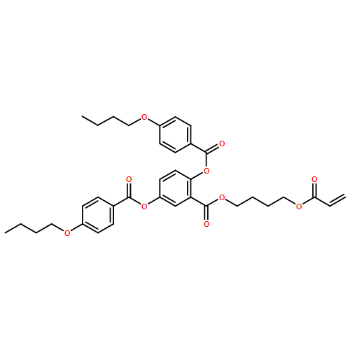 Benzoic acid, 2,5-bis[(4-butoxybenzoyl)oxy]-, 4-[(1-oxo-2-propen-1-yl)oxy]butyl ester 