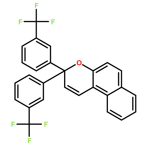 3H-Naphtho[2,1-b]pyran, 3,3-bis[3-(trifluoromethyl)phenyl]-