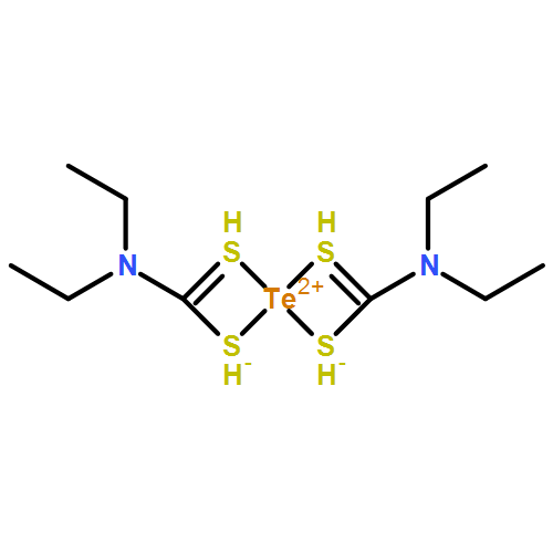 Tellurium, bis(N,N-diethylcarbamodithioato-κS,κS')-, (SP-4-1)-