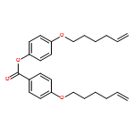 Benzoic acid, 4-(5-hexen-1-yloxy)-, 4-(5-hexen-1-yloxy)phenyl ester