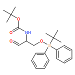 Carbamic acid, N-[(1S)-2-[[(1,1-dimethylethyl)diphenylsilyl]oxy]-1-formylethyl]-, 1,1-dimethylethyl ester