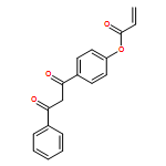 2-Propenoic acid, 4-(1,3-dioxo-3-phenylpropyl)phenyl ester 