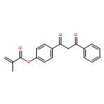 2-Propenoic acid, 2-methyl-, 4-(1,3-dioxo-3-phenylpropyl)phenyl ester 