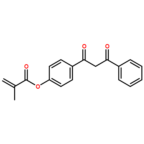 2-Propenoic acid, 2-methyl-, 4-(1,3-dioxo-3-phenylpropyl)phenyl ester 