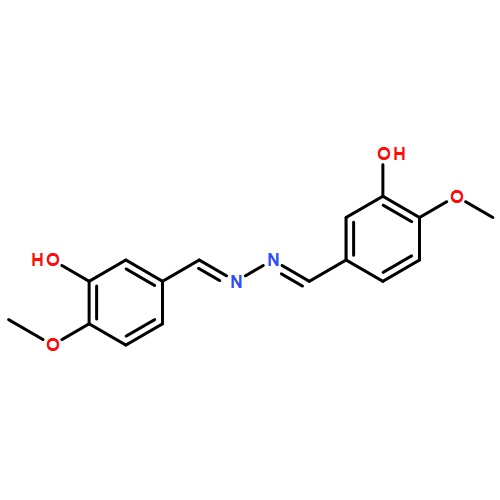 Benzaldehyde, 3-hydroxy-4-methoxy-, 2-[(3-hydroxy-4-methoxyphenyl)methylene]hydrazone