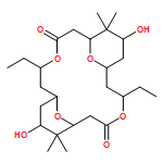 4,14,21,22-Tetraoxatricyclo[15.3.1.17,11]docosane-3,13-dione, 5,15-diethyl-9,19-dihydroxy-10,10,20,20-tetramethyl-, (1S,5R,7S,9S,11S,15R,17S,19S)-