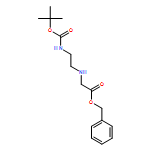 Glycine, N-[2-[[(1,1-dimethylethoxy)carbonyl]amino]ethyl]-, phenylmethyl ester