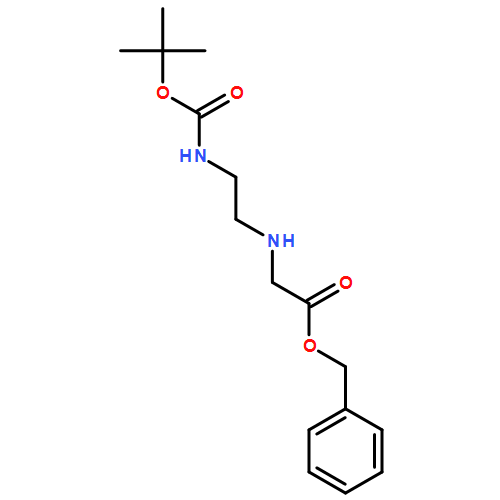 Glycine, N-[2-[[(1,1-dimethylethoxy)carbonyl]amino]ethyl]-, phenylmethyl ester