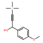 Benzenemethanol, 4-methoxy-α-[2-(trimethylsilyl)ethynyl]-