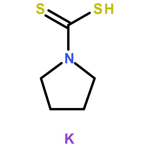 1-Pyrrolidinecarbodithioic acid, potassium salt (1:1)