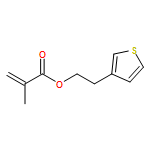 2-Propenoic acid, 2-methyl-, 2-(3-thienyl)ethyl ester