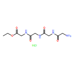 Glycine, glycylglycylglycyl-, ethyl ester, hydrochloride (1:1)