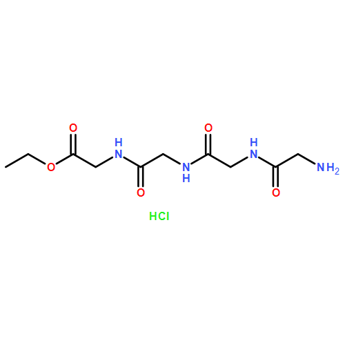 Glycine, glycylglycylglycyl-, ethyl ester, hydrochloride (1:1)