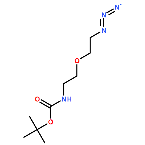 Carbamic acid, N-[2-(2-azidoethoxy)ethyl]-, 1,1-dimethylethyl ester