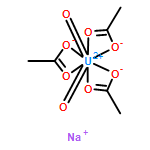 Uranate(1-), tris(acetato-κO,κO')dioxo-, sodium (1:1), (HB-8-22-111'1'1''1'')-