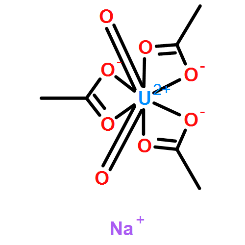 Uranate(1-), tris(acetato-κO,κO')dioxo-, sodium (1:1), (HB-8-22-111'1'1''1'')-