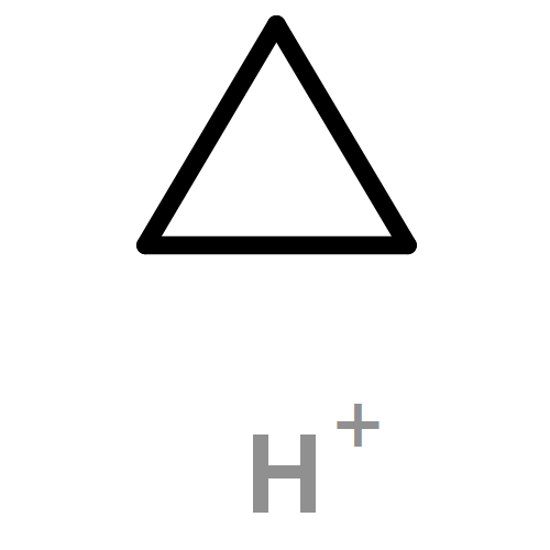 Cyclopropane, conjugate acid (1:1)