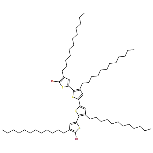 2,2':5',2'':5'',2'''-Quaterthiophene, 5,5'''-dibromo-3',4,4'',4'''-tetradodecyl-