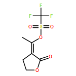 Methanesulfonic acid, 1,1,1-trifluoro-, (1Z)-1-(dihydro-2-oxo-3(2H)-furanylidene)ethyl ester