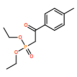 Phosphonic acid, P-[2-(4-methylphenyl)-2-oxoethyl]-, diethyl ester