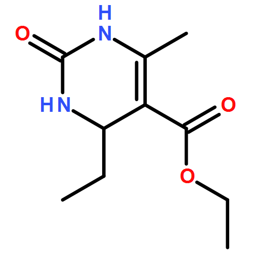 5-Pyrimidinecarboxylic acid, 4-ethyl-1,2,3,4-tetrahydro-6-methyl-2-oxo-, ethyl ester