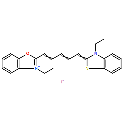 Benzoxazolium,3-ethyl-2-[5-(3-ethyl-2(3H)-benzothiazolylidene)-1,3-pentadienyl]-,iodide