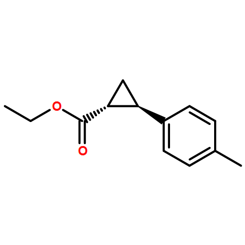 Cyclopropanecarboxylic acid, 2-(4-methylphenyl)-, ethyl ester, (1R,2R)-rel-