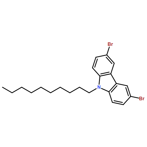 9H-Carbazole, 3,6-dibromo-9-decyl- 