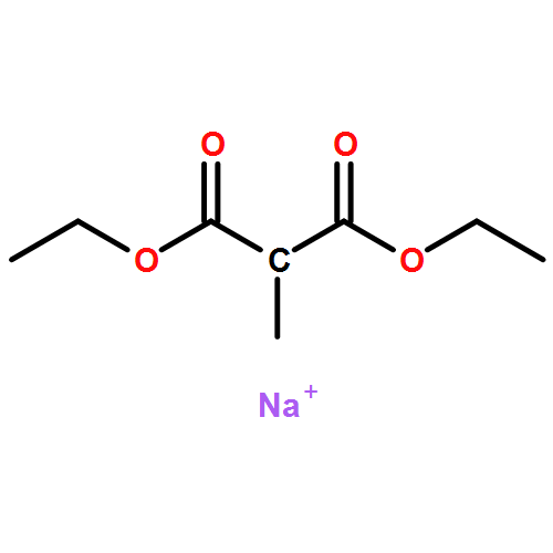 Propanedioic acid, 2-methyl-, diethyl ester, ion(1-), sodium (1:1)