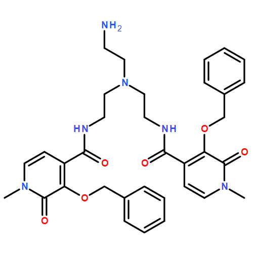 4-Pyridinecarboxamide, N,N'-[[(2-aminoethyl)imino]di-2,1-ethanediyl]bis[1,2-dihydro-1-methyl-2-oxo-3-(phenylmethoxy)-