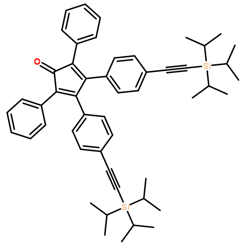 2,4-Cyclopentadien-1-one, 2,5-diphenyl-3,4-bis[4-[2-[tris(1-methylethyl)silyl]ethynyl]phenyl]-