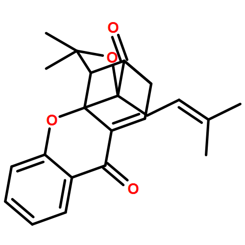 1,5-Methano-1H,7H-furo[3,4-d]xanthene-7,13-dione, 3,3a,4,5-tetrahydro-3,3-dimethyl-1-(3-methyl-2-buten-1-yl)-, (1R,3aS,5S,12aS)-