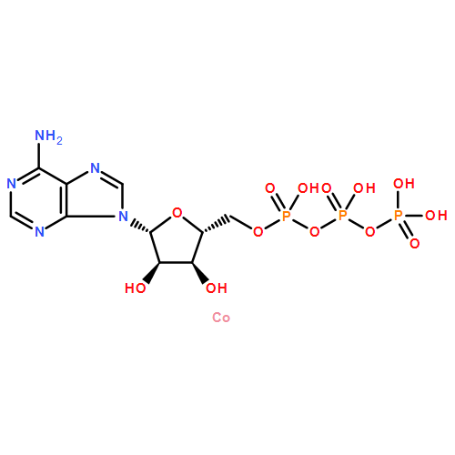 Adenosine 5'-(tetrahydrogen triphosphate), cobalt(2 ) salt (1:1) (8CI,9CI)