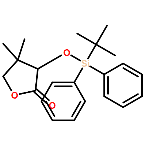 2(3H)-Furanone, 3-[[(1,1-dimethylethyl)diphenylsilyl]oxy]dihydro-4,4-dimethyl-, (3R)-