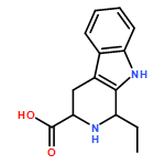 1H-Pyrido[3,4-b]indole-3-carboxylic acid, 1-ethyl-2,3,4,9-tetrahydro-, (3S)-