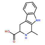 1H-Pyrido[3,4-b]indole-3-carboxylic acid, 2,3,4,9-tetrahydro-1-methyl-, (3S)-