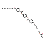 Benzoic acid, 4-(octyloxy)-, 4-[[4-[[6-[(1-oxo-2-propen-1-yl)oxy]hexyl]oxy]benzoyl]oxy]phenyl ester