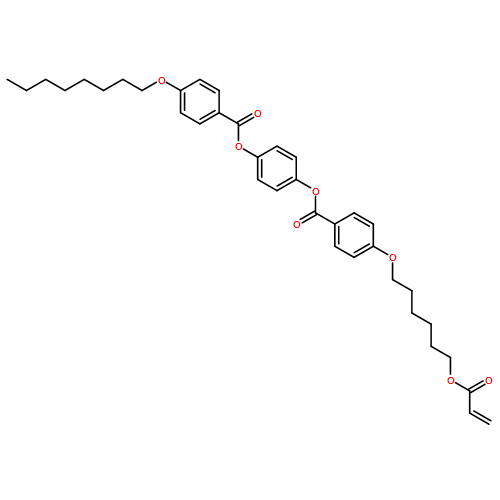 Benzoic acid, 4-(octyloxy)-, 4-[[4-[[6-[(1-oxo-2-propen-1-yl)oxy]hexyl]oxy]benzoyl]oxy]phenyl ester