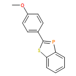 1,3-Benzothiaphosphole, 2-(4-methoxyphenyl)-