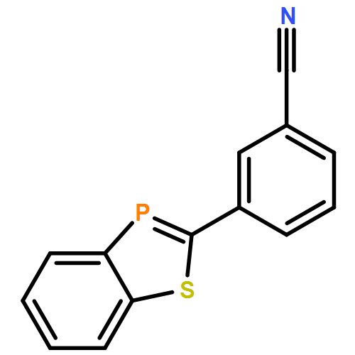 Benzonitrile, 3-(1,3-benzothiaphosphol-2-yl)-