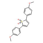 Thiophene, 2,5-bis(4-methoxyphenyl)-, 1,1-dioxide