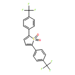 Thiophene, 2,5-bis[4-(trifluoromethyl)phenyl]-, 1,1-dioxide