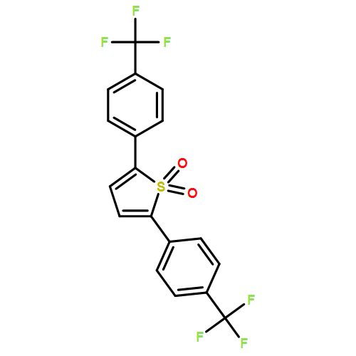 Thiophene, 2,5-bis[4-(trifluoromethyl)phenyl]-, 1,1-dioxide