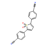 Benzonitrile, 4,4'-(1,1-dioxido-2,5-thiophenediyl)bis-